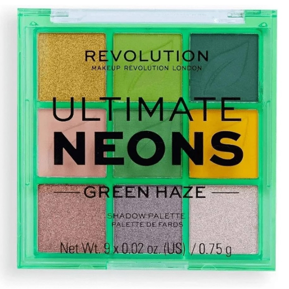 Revolution Green Haze Neon Eyeshadow Palette